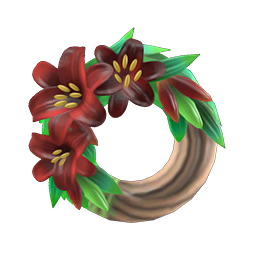 ダークなユリのリース