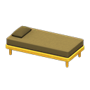 シンプルなベッド