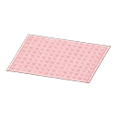 ピンクのシンプルバスマット